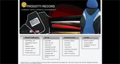 Desktop Screenshot of prodottirecord.it